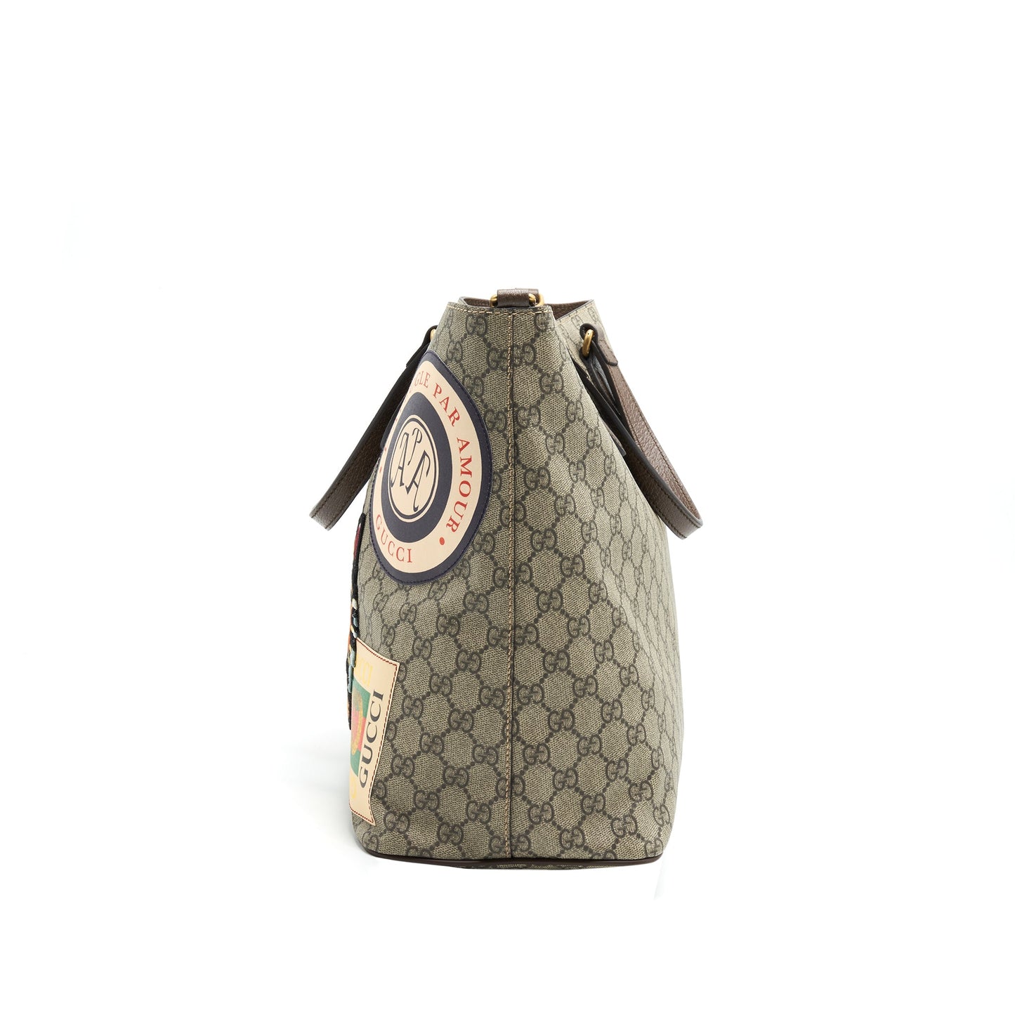 Gucci Supreme canvas tote Purse with sticker