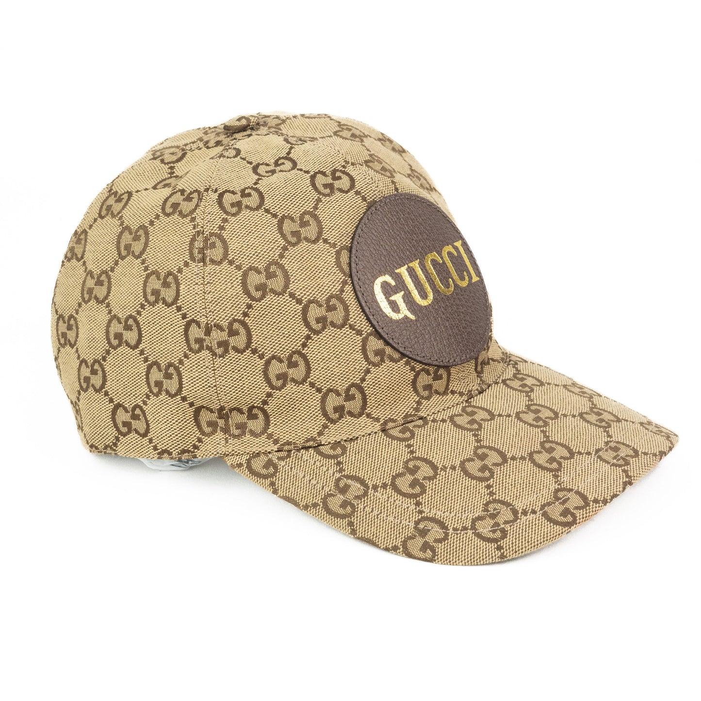 Gucci GG Canvas Baseball Hat in Brown and Beige