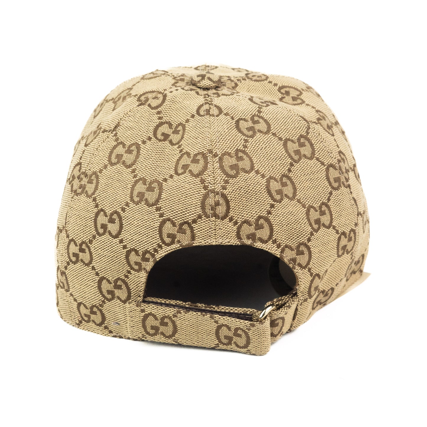 Gucci GG Canvas Baseball Hat in Brown and Beige