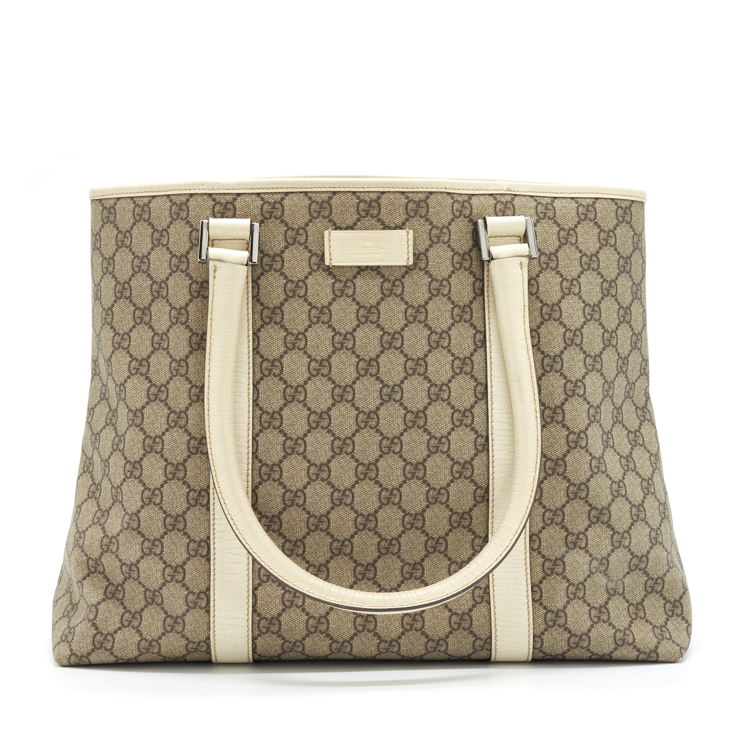 Gucci Tote Purse Supreme Canvas And Leather