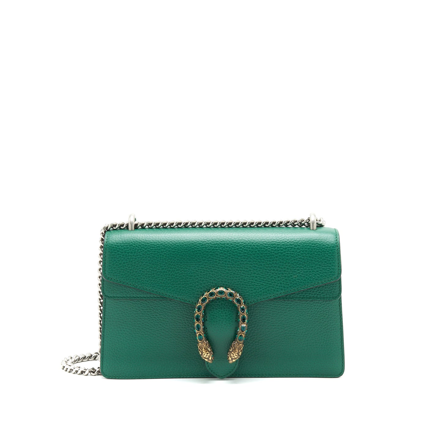 Gucci Small Dionysus Leather Mini Purse Green