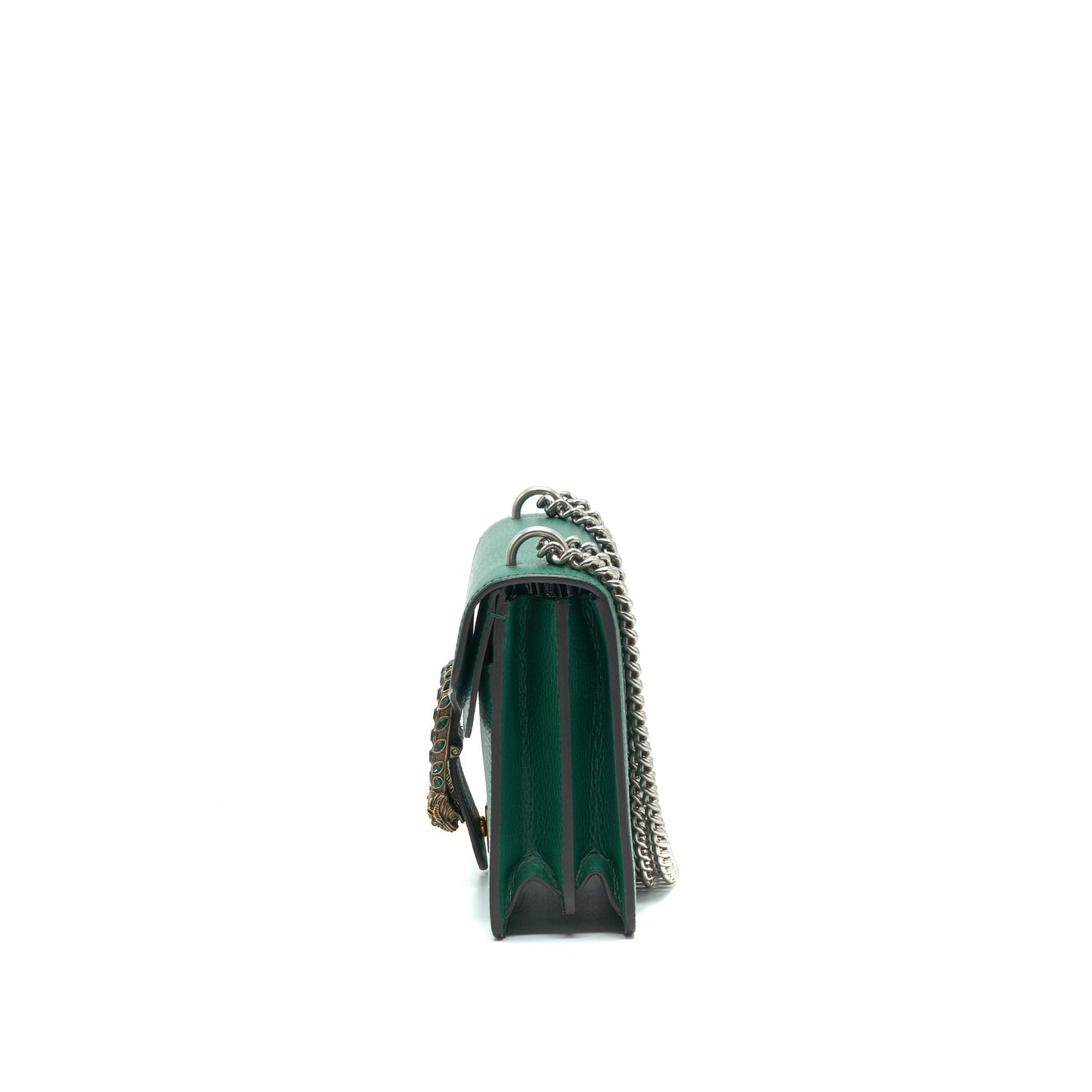 Gucci Small Dionysus Leather Mini Purse Green