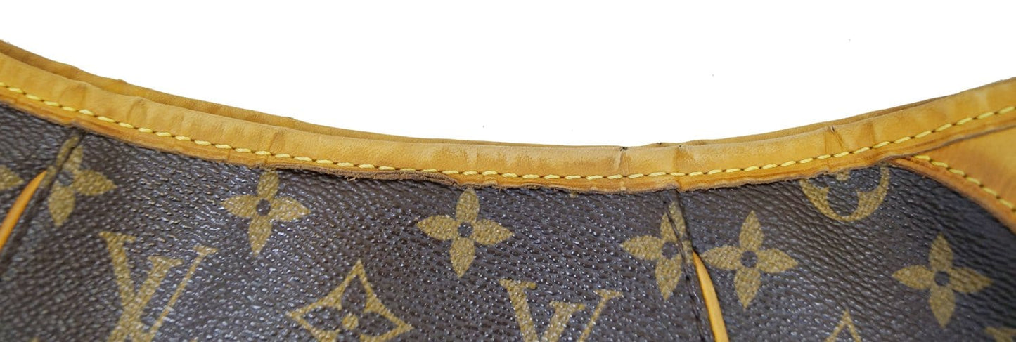 LOUIS VUITTON Monogram Canvas Galliera PM Brown Shoulder Bag