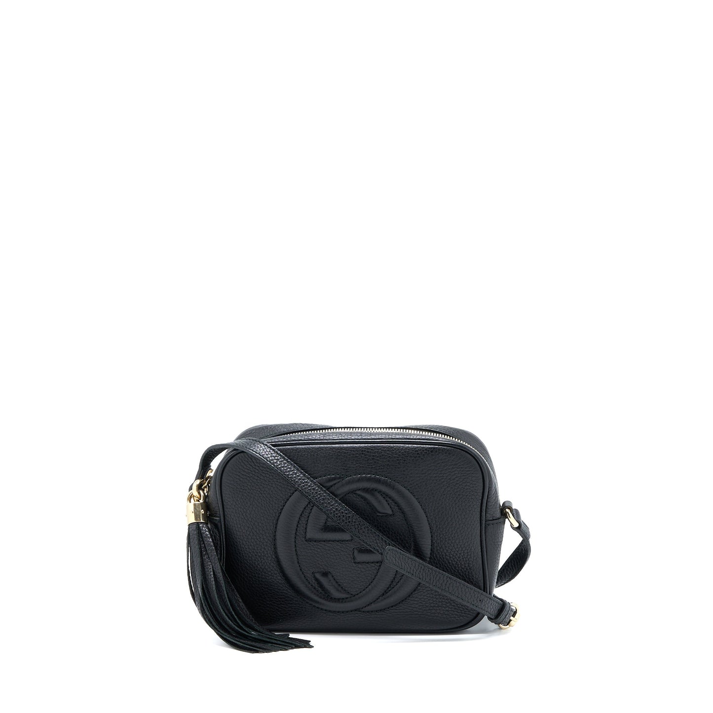 Gucci Soho Disco Camera Purse Calfskin Black