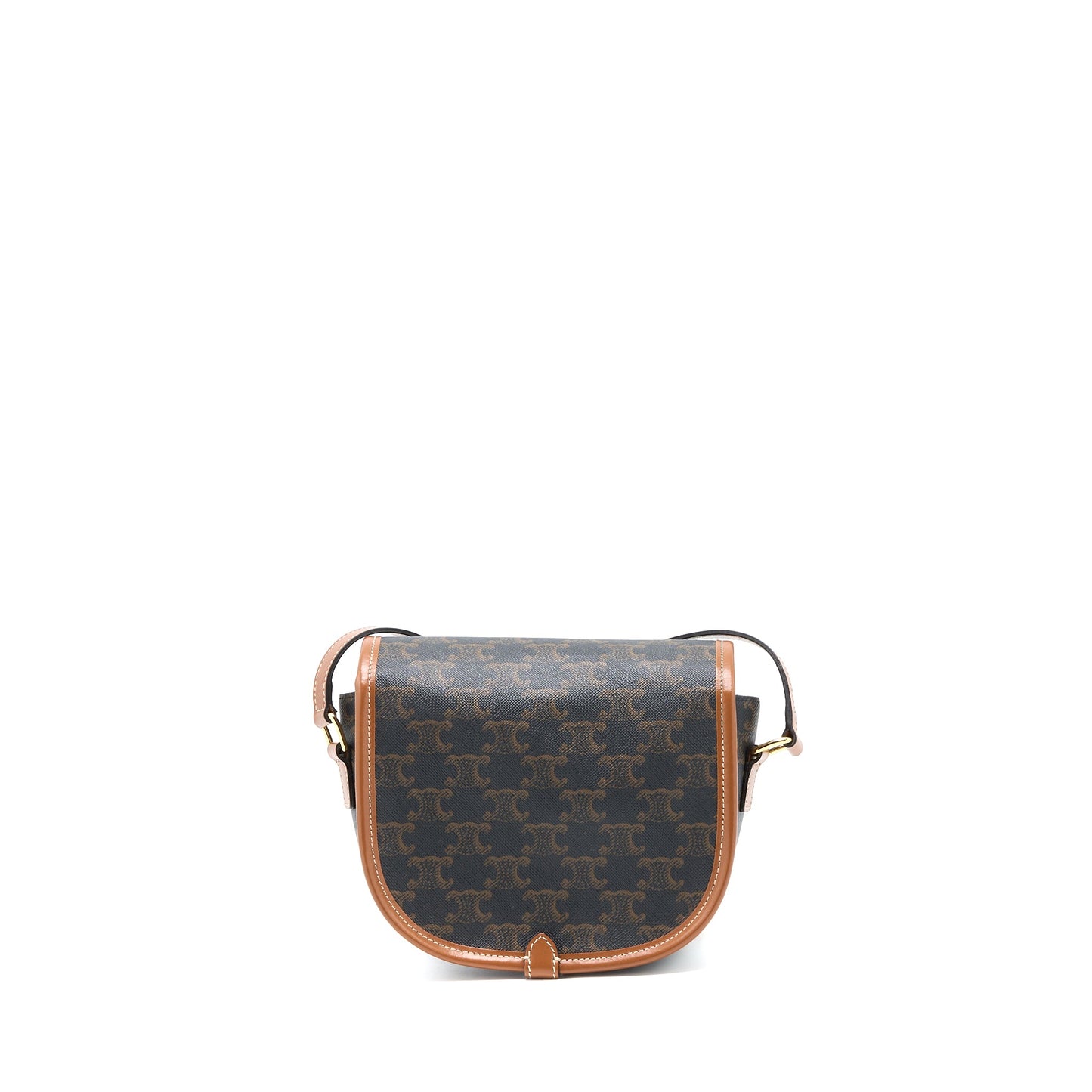 Celine Folco Medium Triomphe Canvas Purse