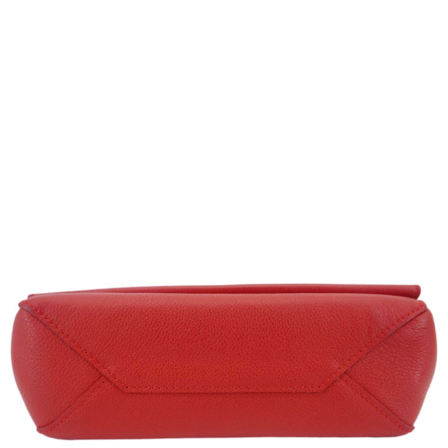 LOUIS VUITTON Lockme II BB  Pebbled Leather Crossbody Bag Rubis