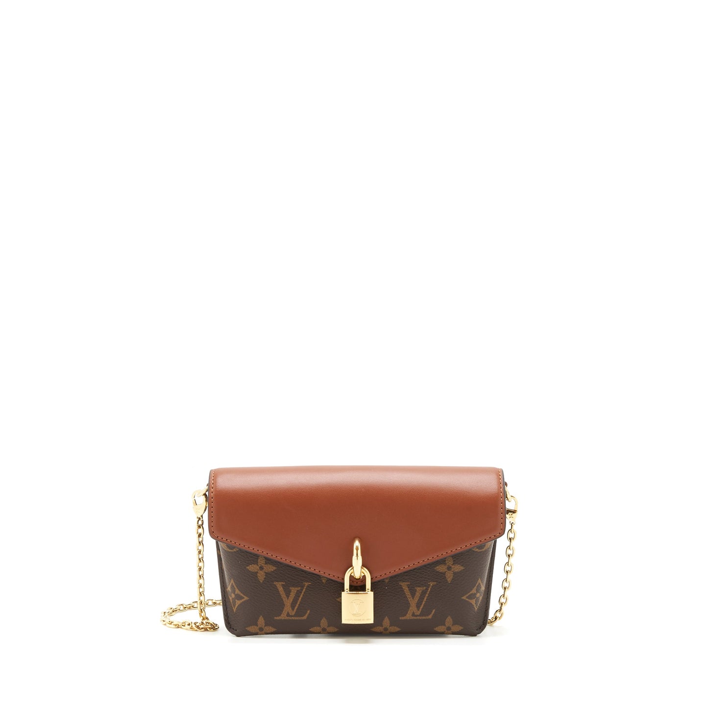 Louis Vuitton Padlock On Strap Monogram Caramel