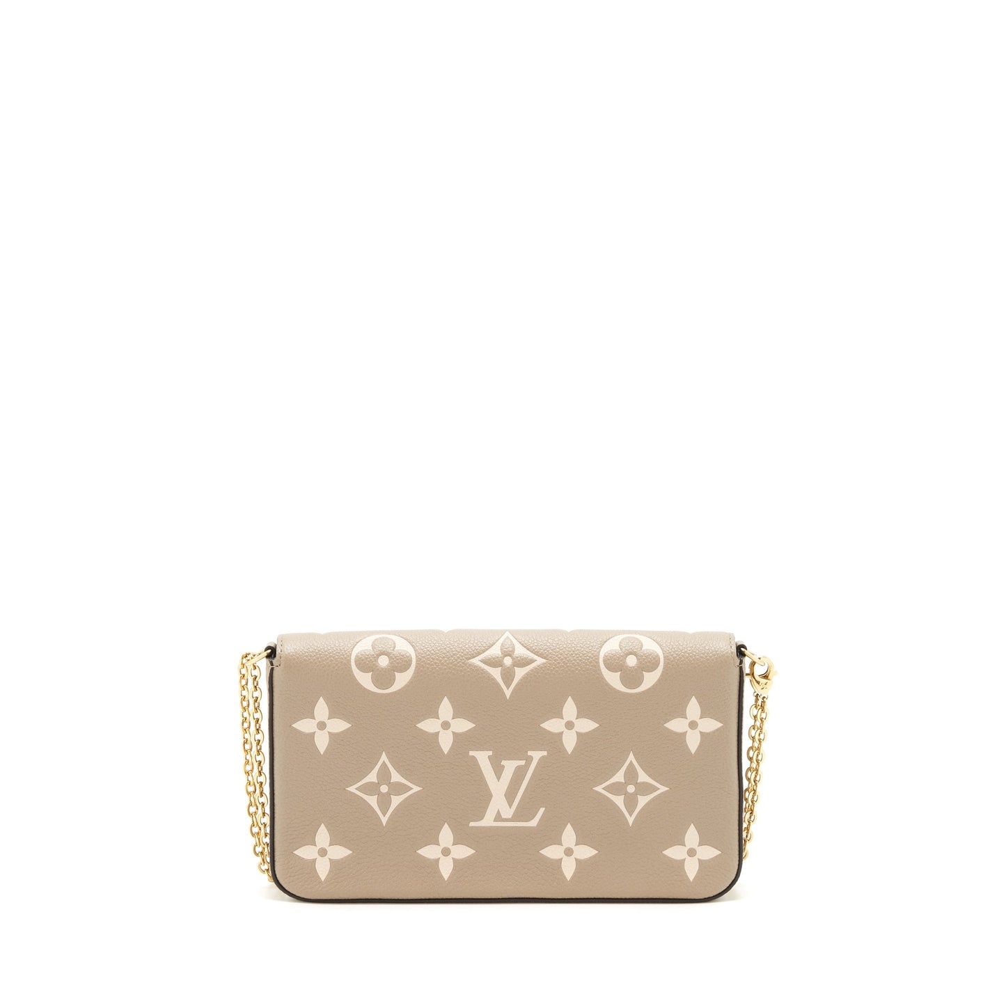Louis Vuitton Felicie Pochette Tourterelle/Creme