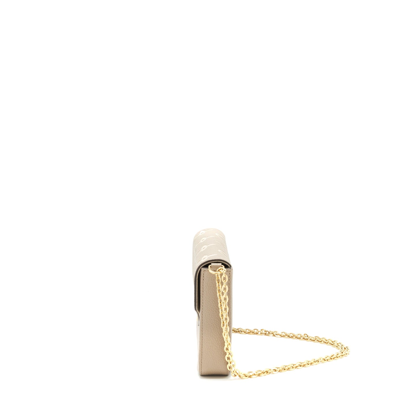 Louis Vuitton Felicie Pochette Tourterelle/Creme