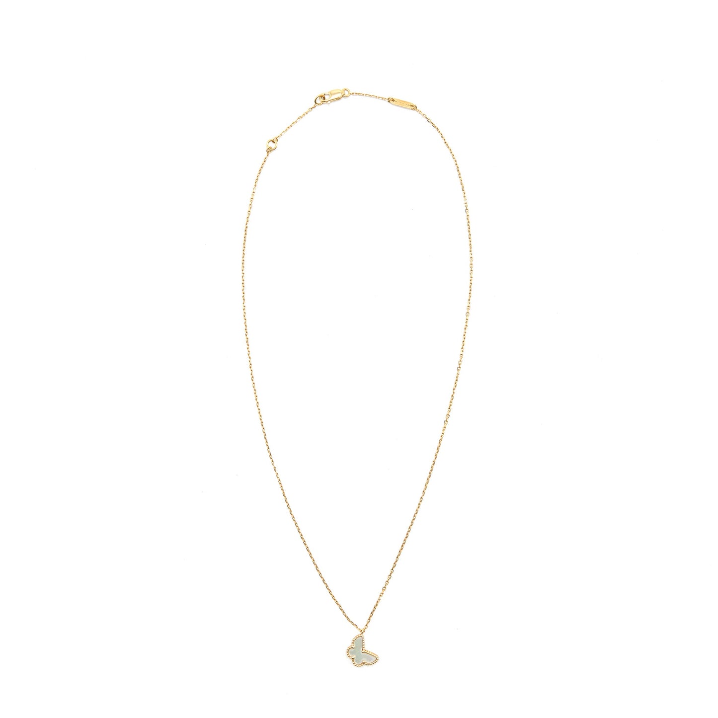 Van Cleef Arpels Sweet Alhambra Butterfly Pedant Mother of Pearl