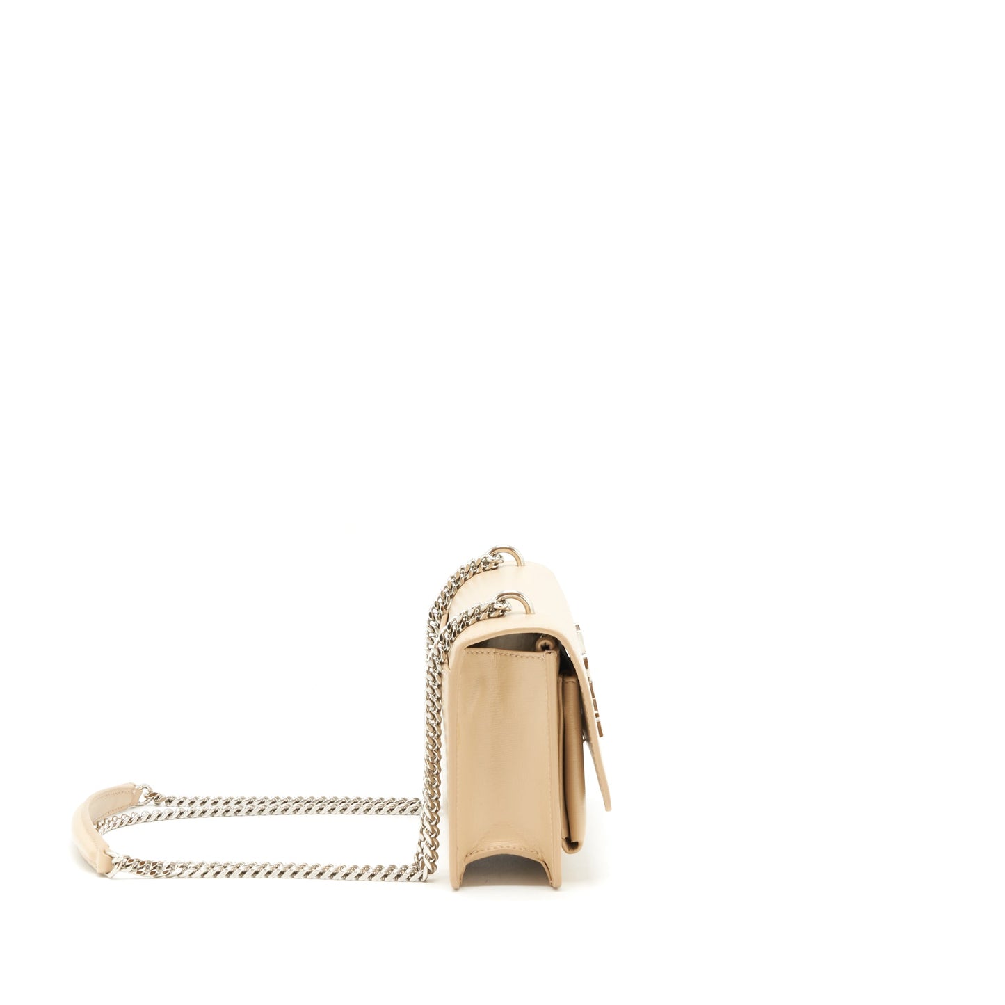 Saint Laurent Mini Sunset Calfskin beige
