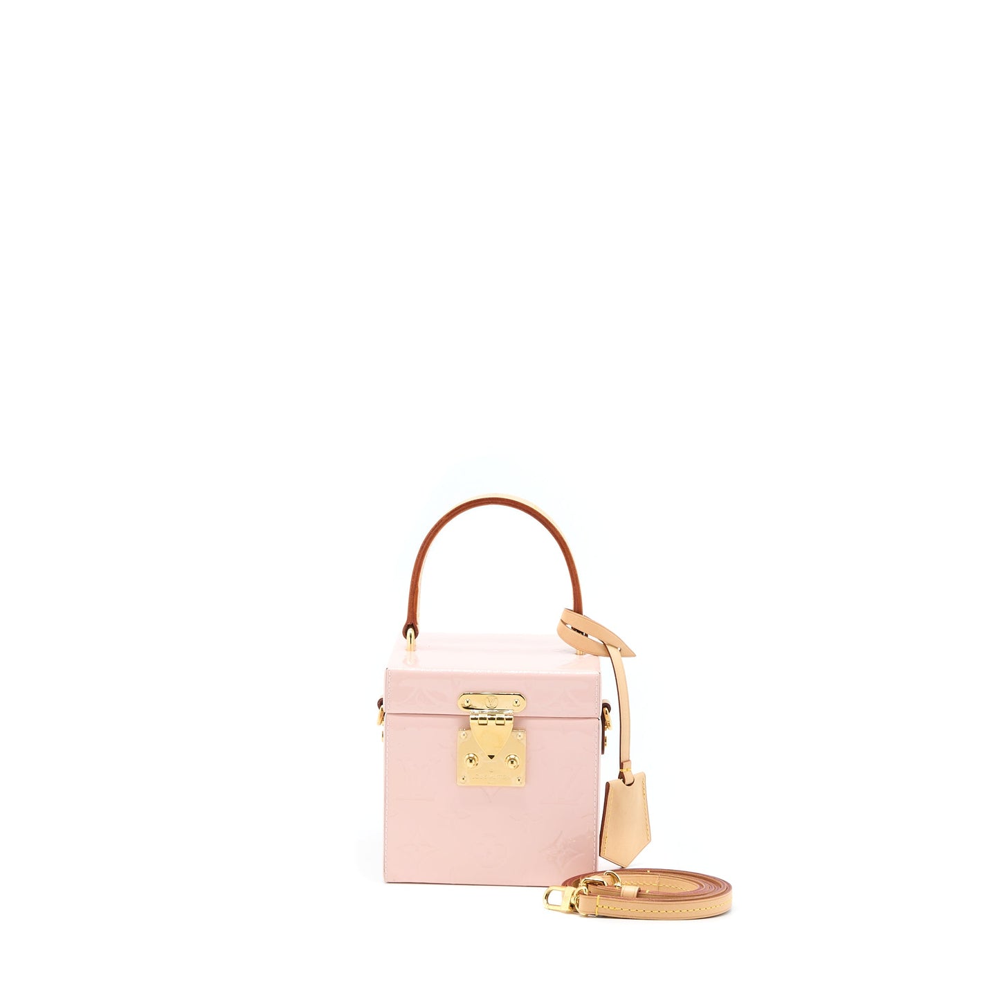 Louis Vuitton Bleecker Box Purse Vernis Pink