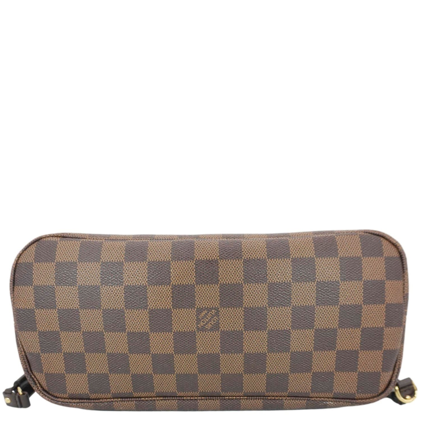 LOUIS VUITTON Neverfull PM Damier Ebene Tote Shoulder Bag Brown