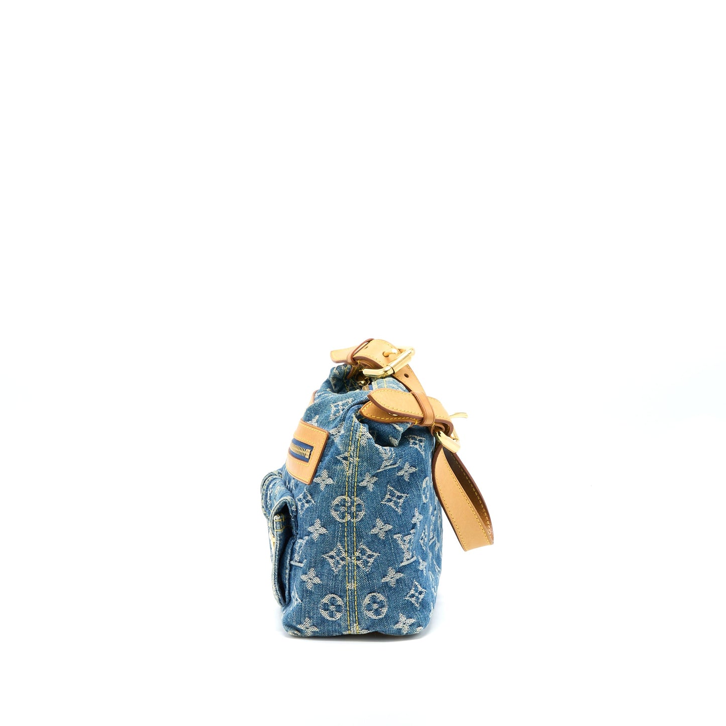 Louis Vuitton Vintage Baggy Purse Monogram Denim