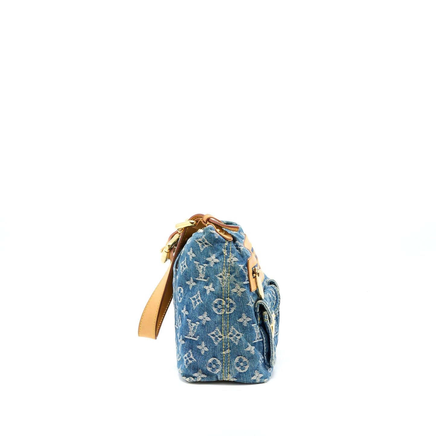 Louis Vuitton Vintage Baggy Purse Monogram Denim