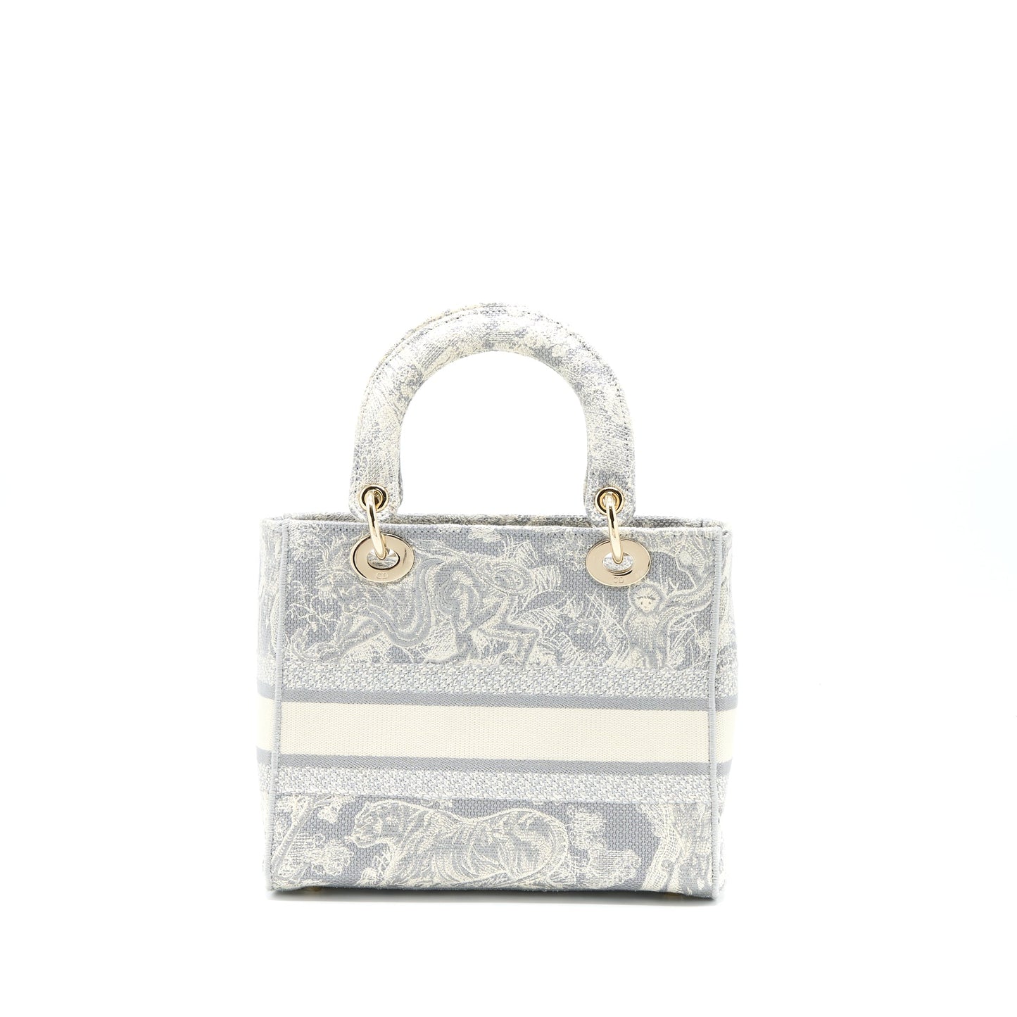 Dior Medium Lady Dior Purse D-lite Purse Light Grey