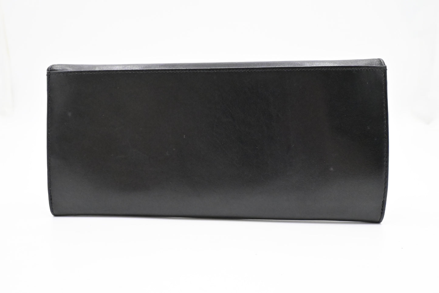 Dior Long Wallet in Black Leather