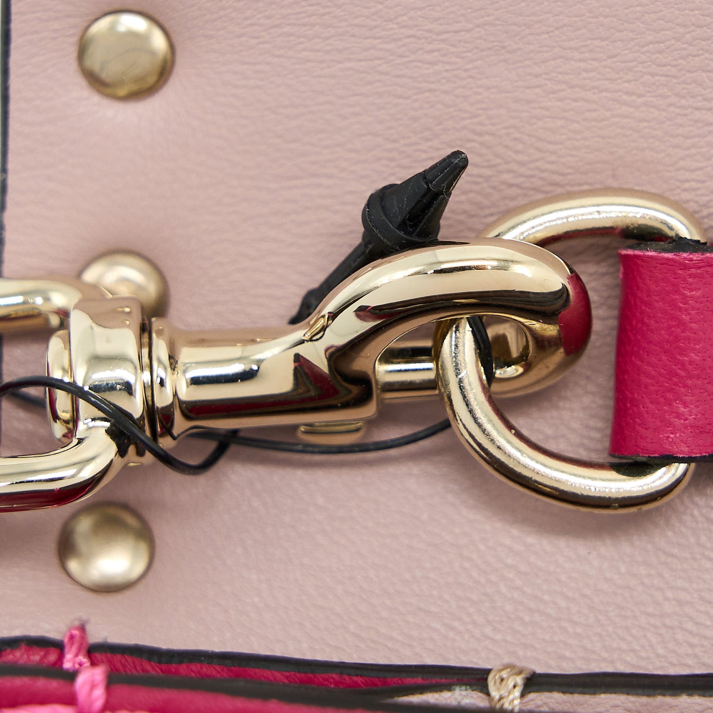Valentino Rockstud Clutch Red