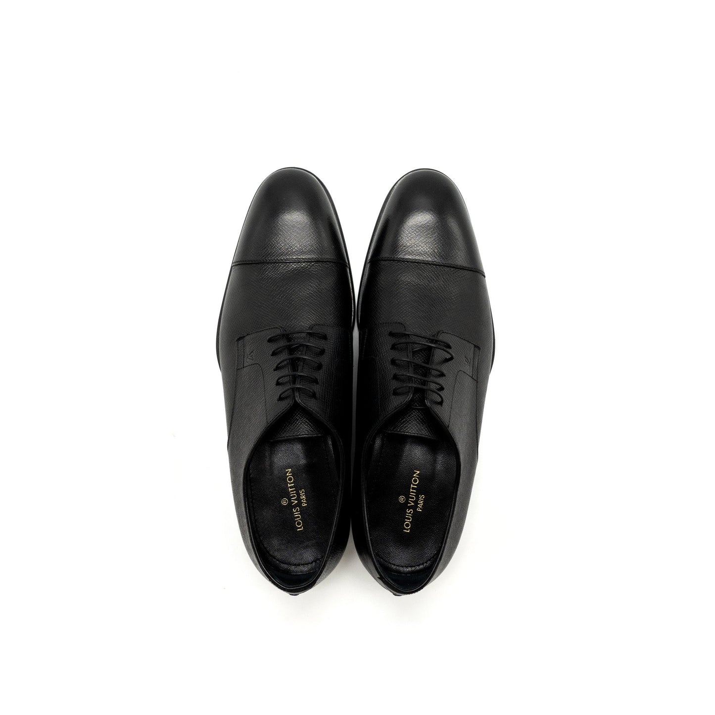 Louis Vuitton size 7.5 Derby Calfskin Black