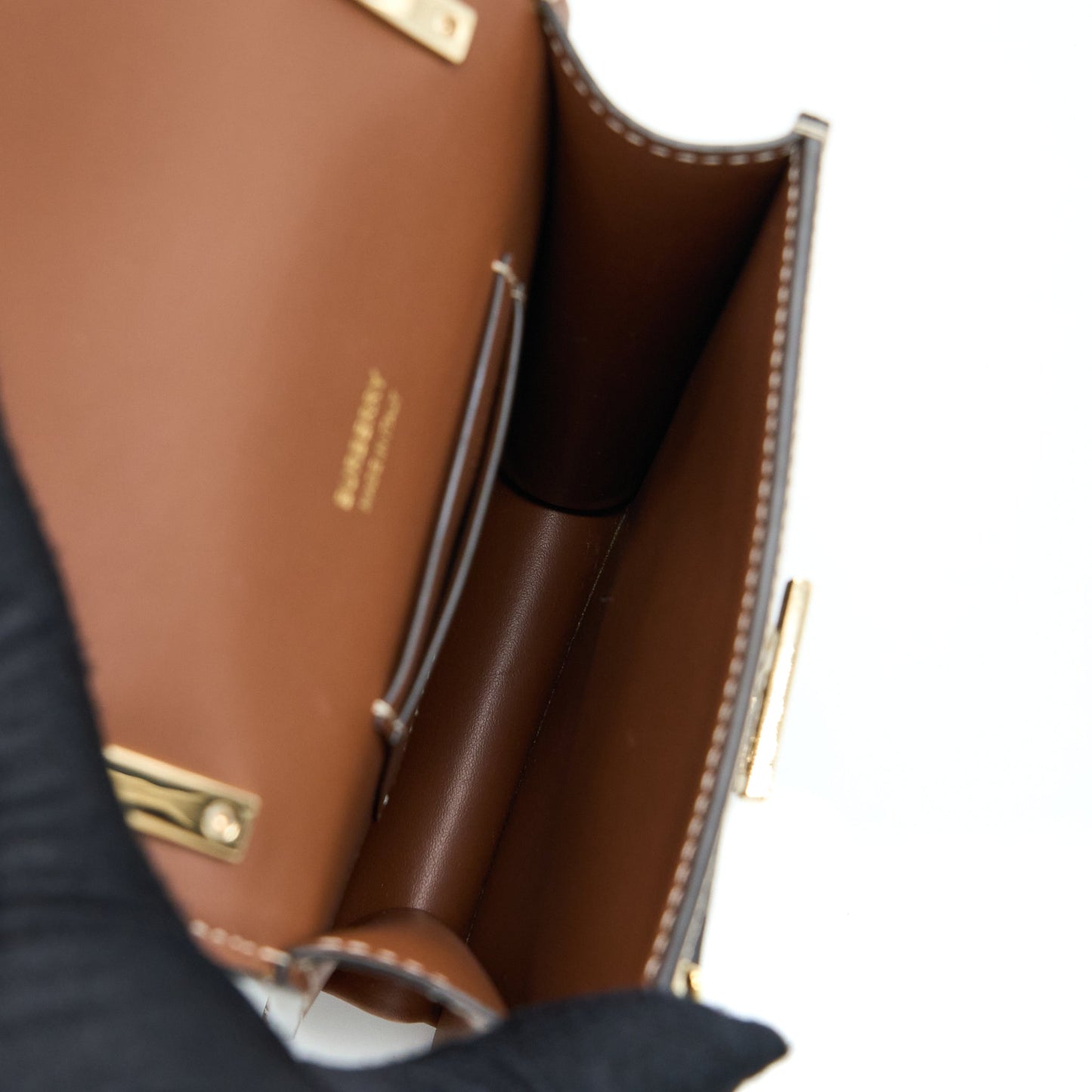 Burberry Robin Purse Monogram Flocked Leather
