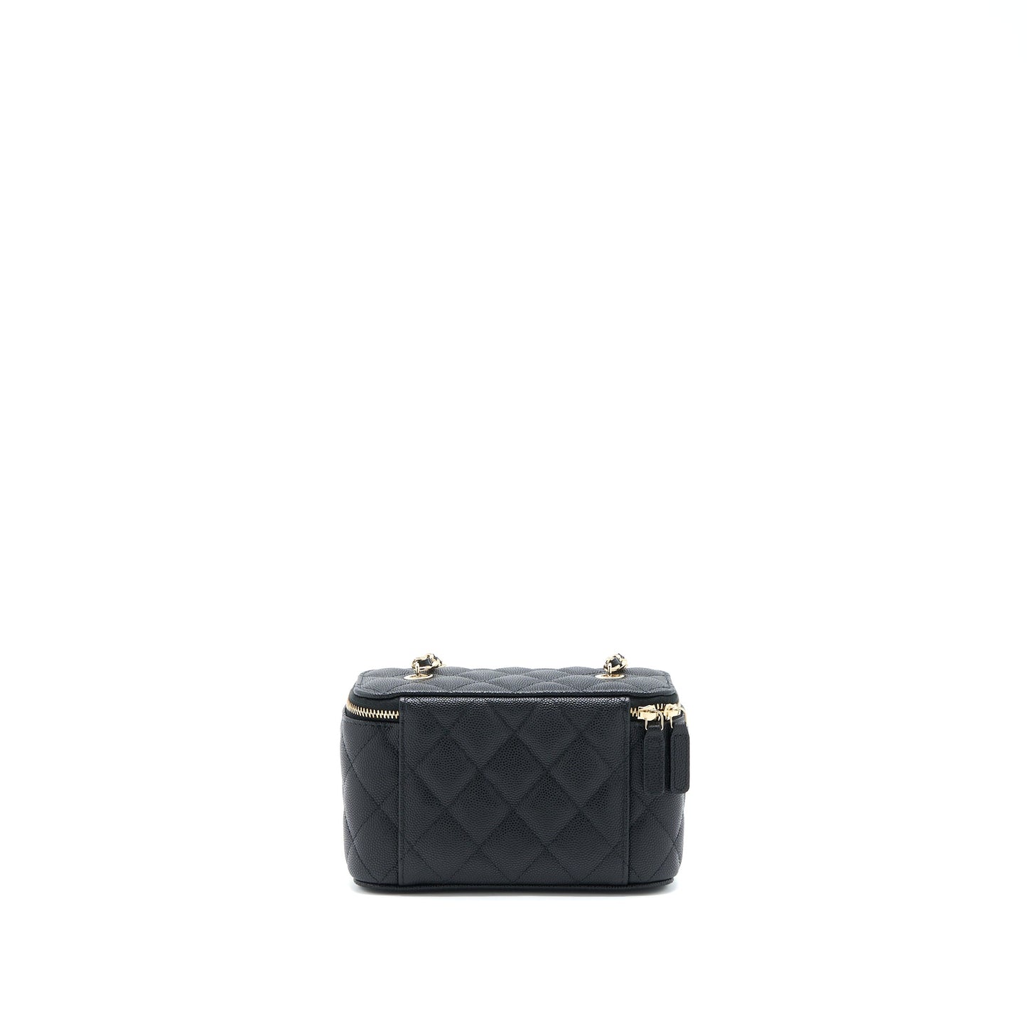 Chanel Long Vanity Case Caviar Black LGHW