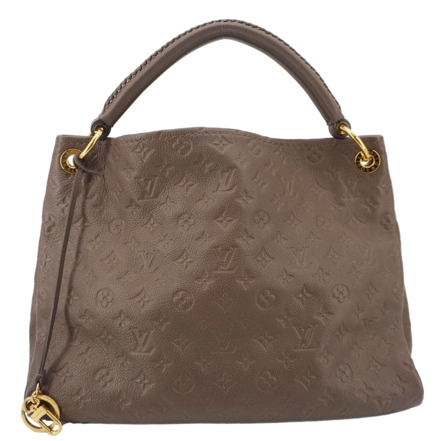 LOUIS VUITTON Artsy MM Monogram Empreinte Leather Hobo Bag Brown