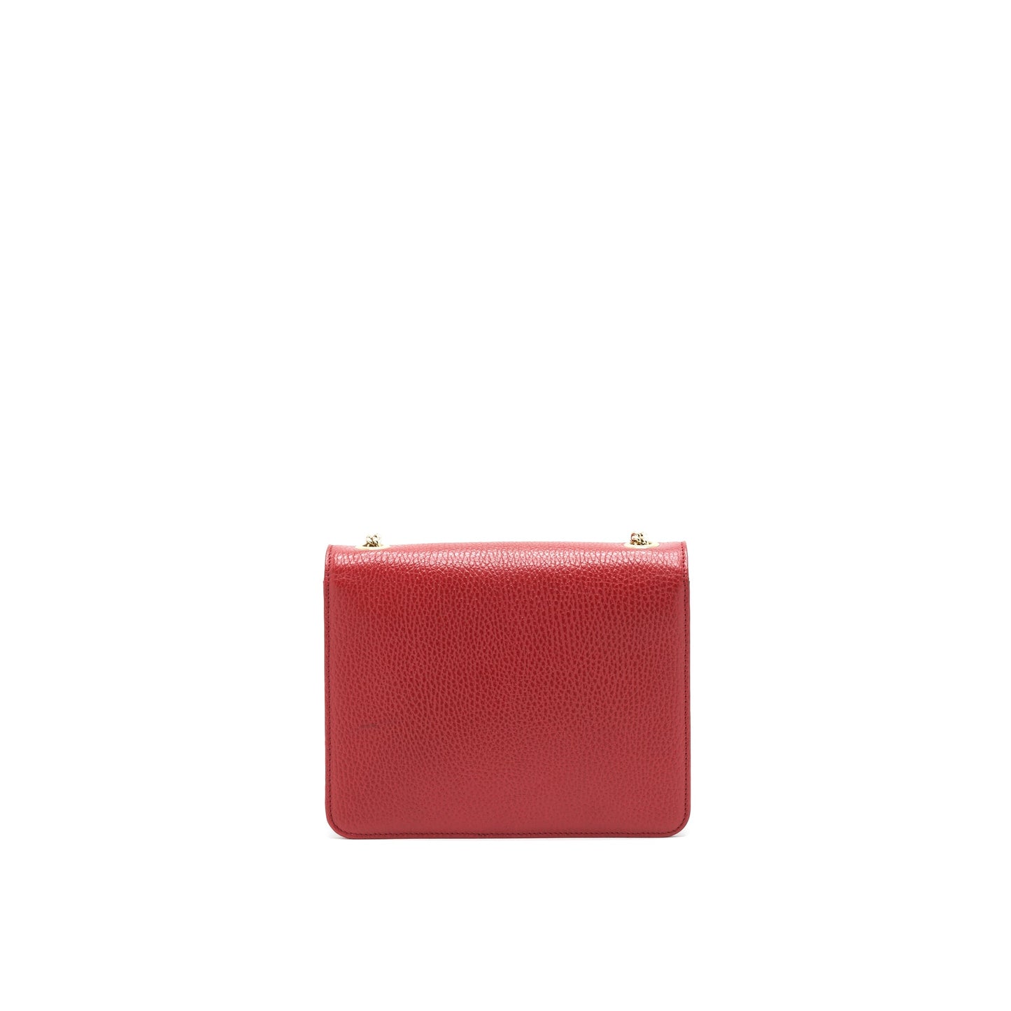 Gucci Interlocking Small Chain crossbody Purse Red with