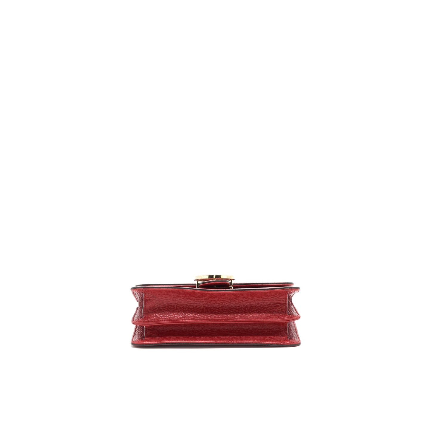 Gucci Interlocking Small Chain crossbody Purse Red with