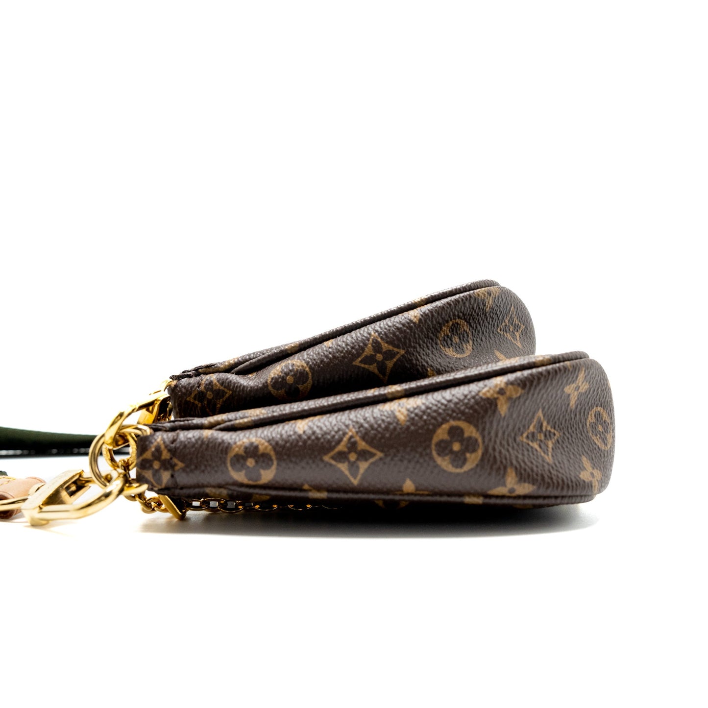 Louis Vuitton Multi Pochette Accessories Monogram Canvas Khaki Strap
