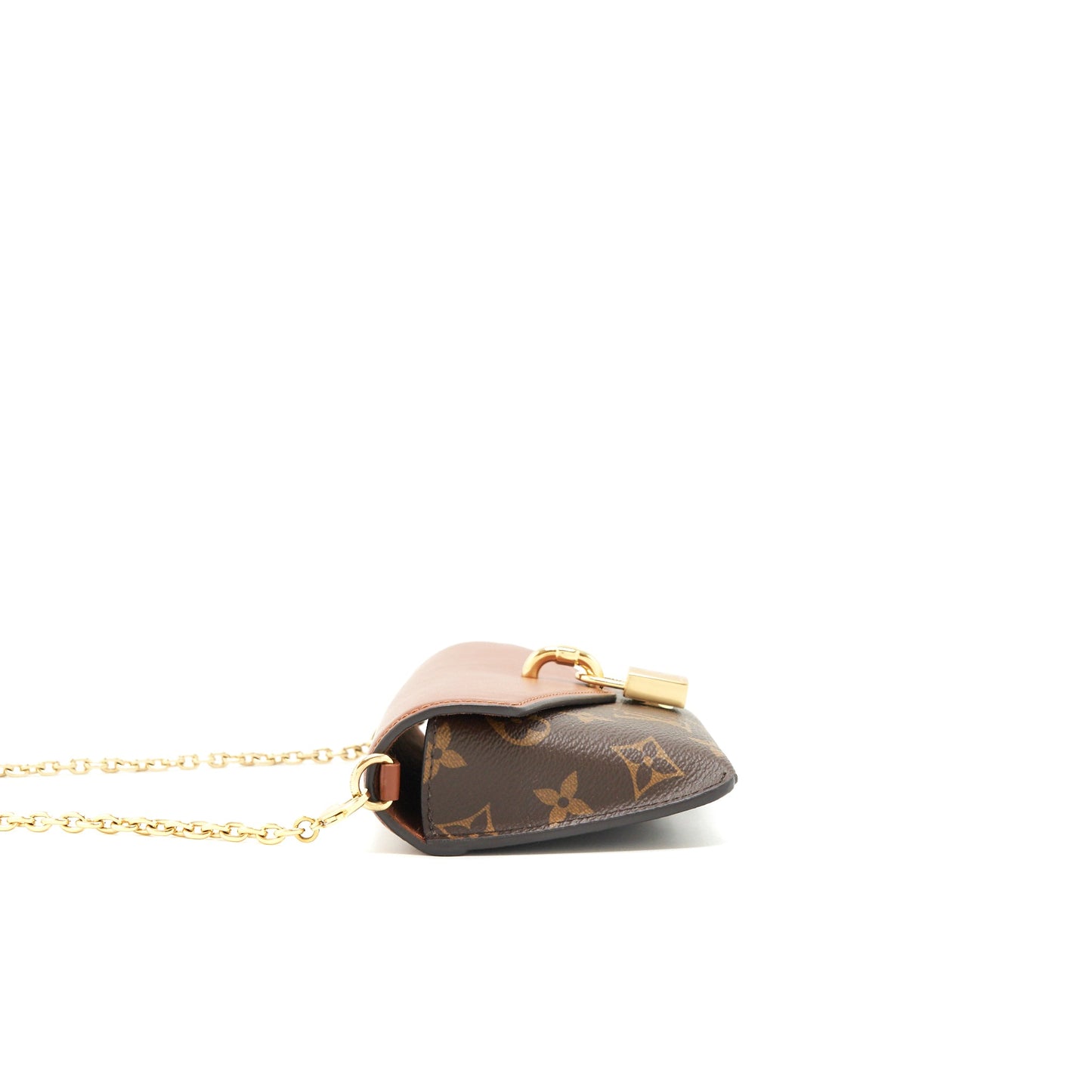 Louis Vuitton Padlock On Strap Monogram Caramel