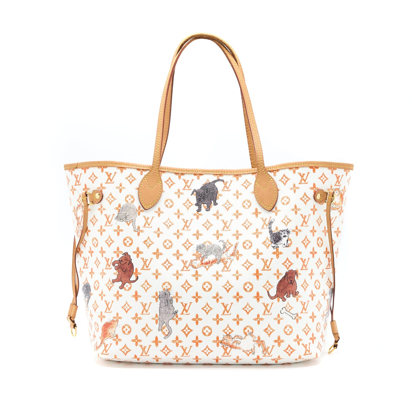 Louis Vuitton Grace Coddington Catogram Neverfull Canvas