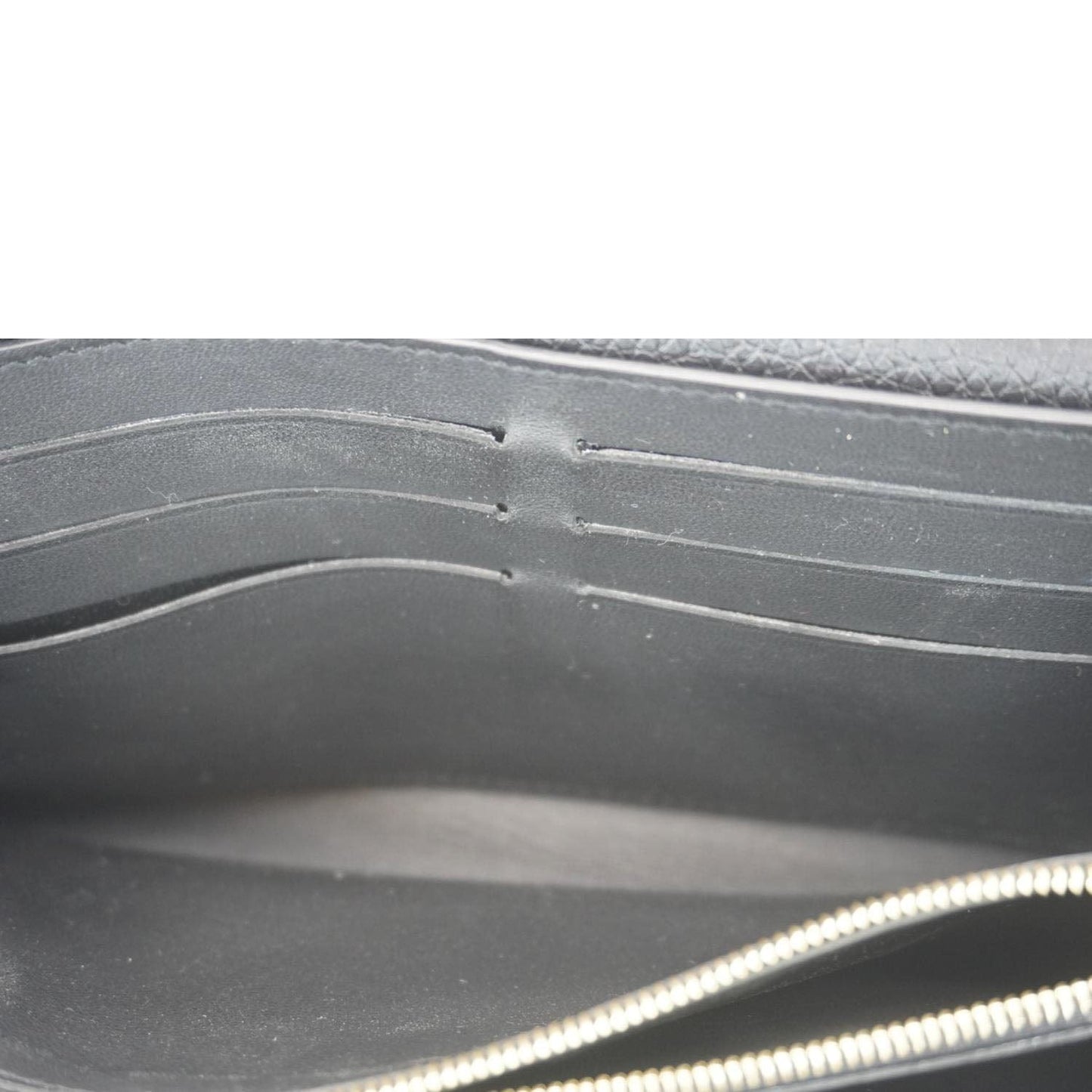 LOUIS VUITTON Capucines Crown Flowers Taurillon Leather Wallet Black