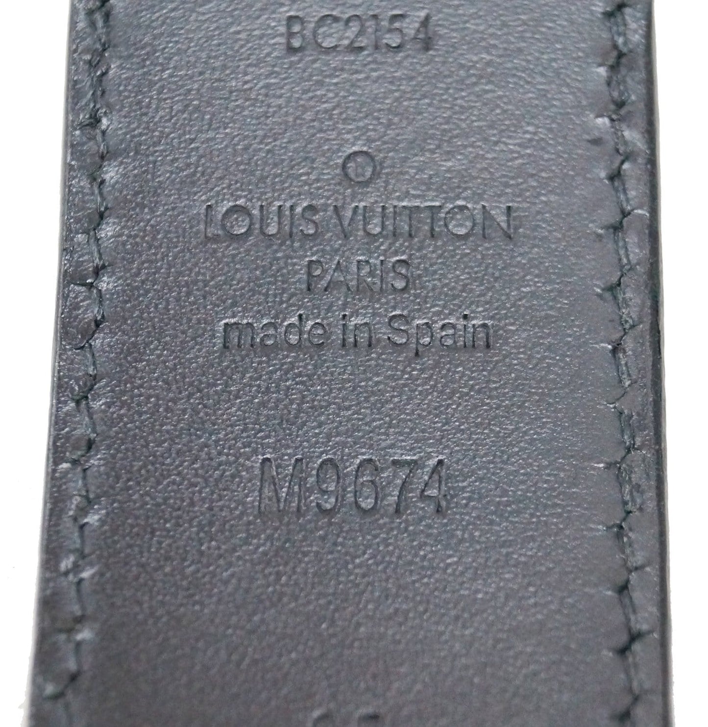 LOUIS VUITTON Damier Infini Ceinture Bosron Belt Size 95/38