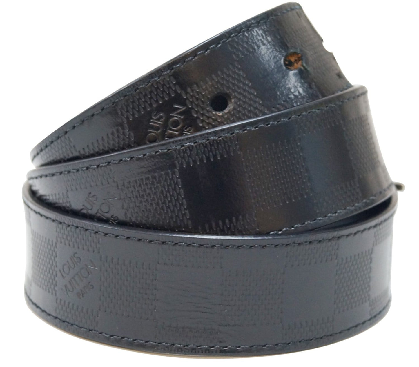 LOUIS VUITTON Damier Infini Ceinture Bosron Belt Size 95/38