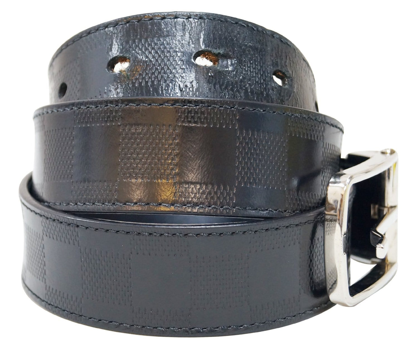 LOUIS VUITTON Damier Infini Ceinture Bosron Belt Size 95/38