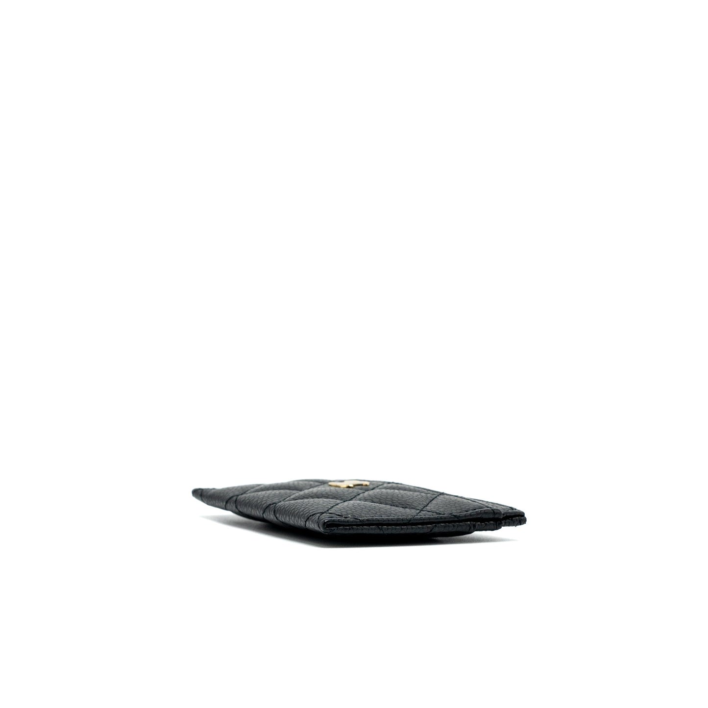 Chanel Classic Card Holder Caviar Black GHW (Microchip)
