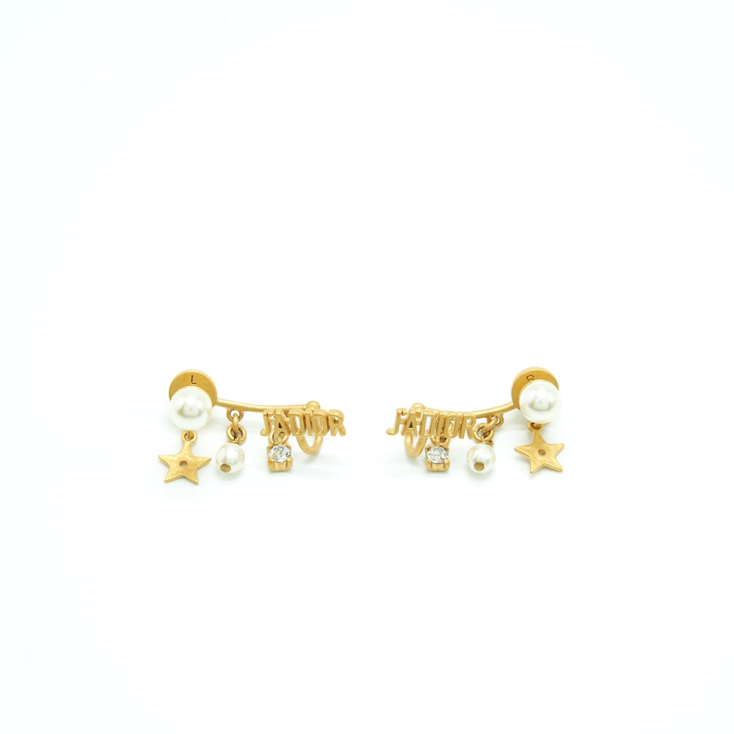 Dior J'aDior And Mini Pearl Earrings
