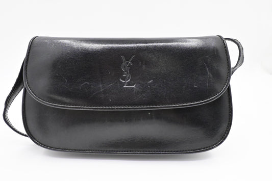 YSL Saint Laurent Crossbody Bag in Black Leather