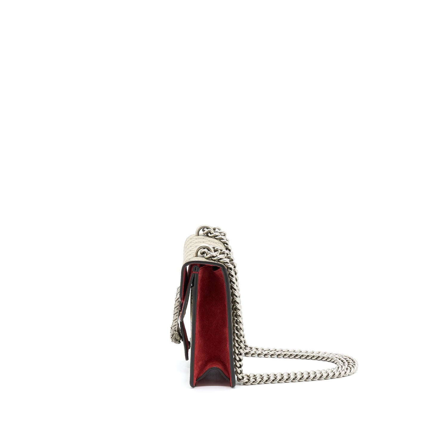 Gucci MIni Dionysus Supreme Suede Red Crossbody Purse