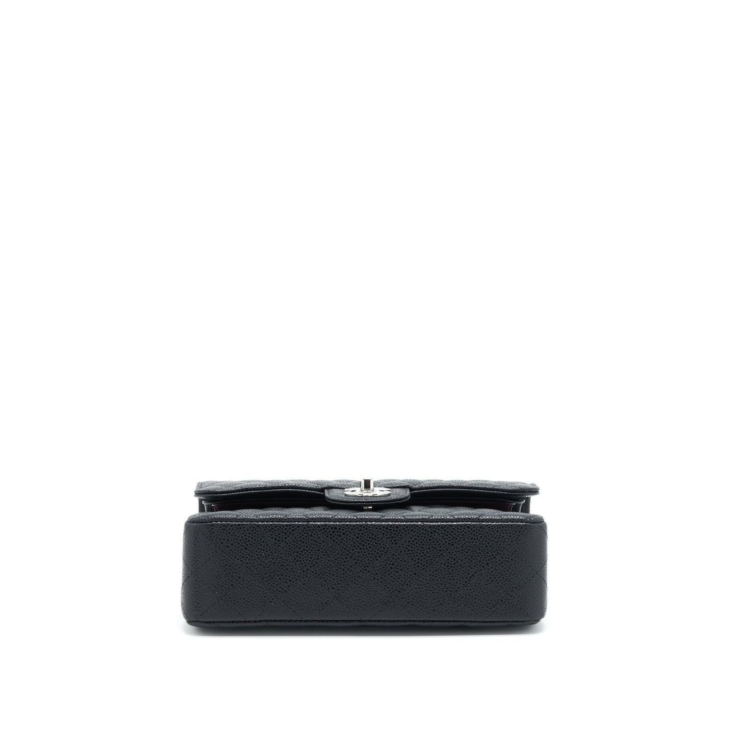 Chanel Small Classic Double Flap Bag Caviar Black SHW (Microchip)