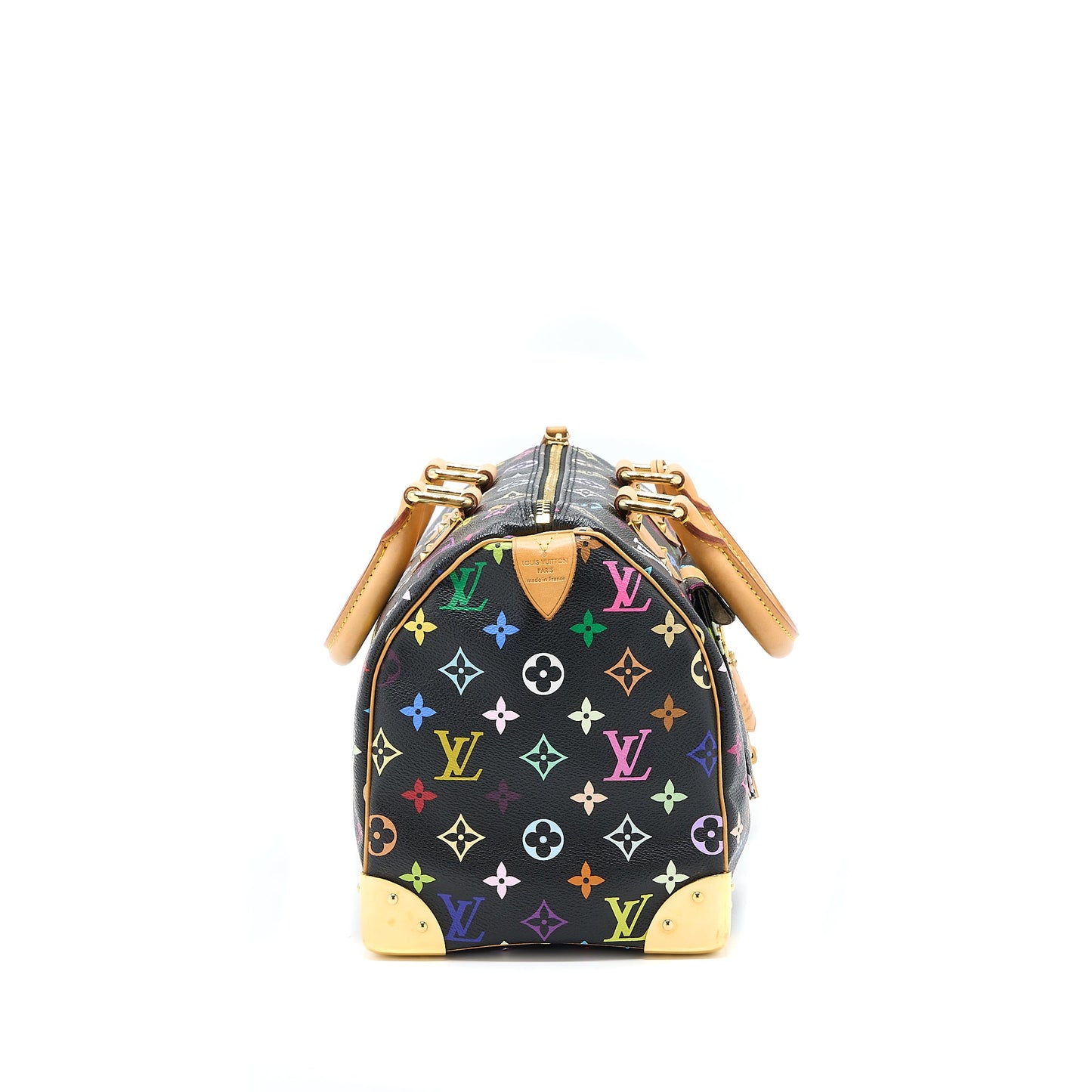 Louis Vuitton Speedy 30 Multicolour Monogram Canvas Black