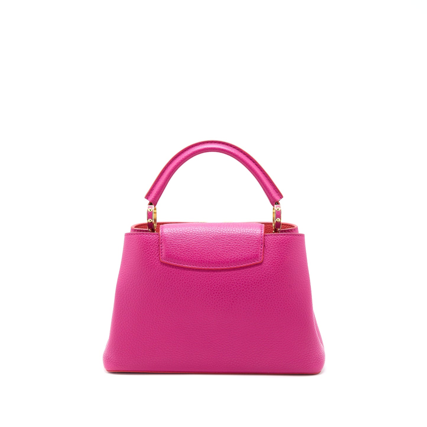 Louis Vuitton Capucines Calfskin Pink/Bright Orange