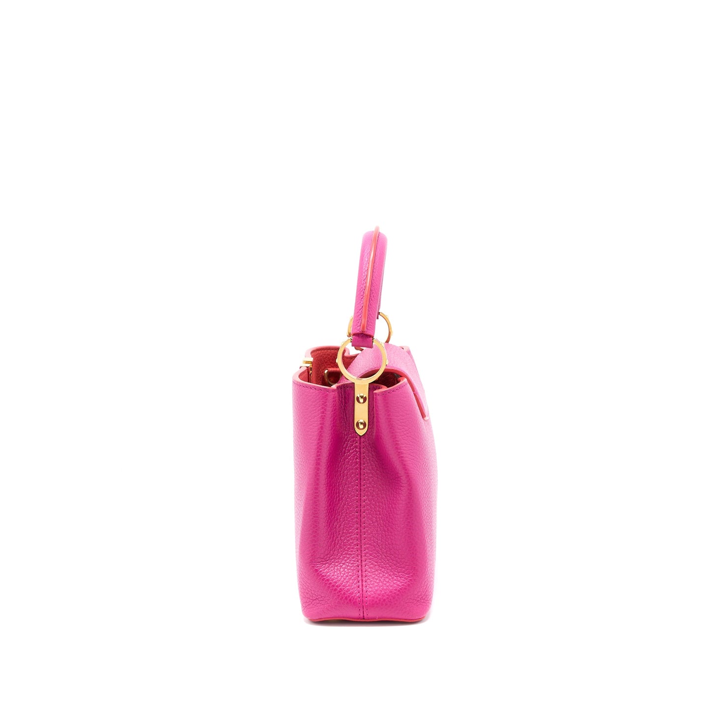 Louis Vuitton Capucines Calfskin Pink/Bright Orange