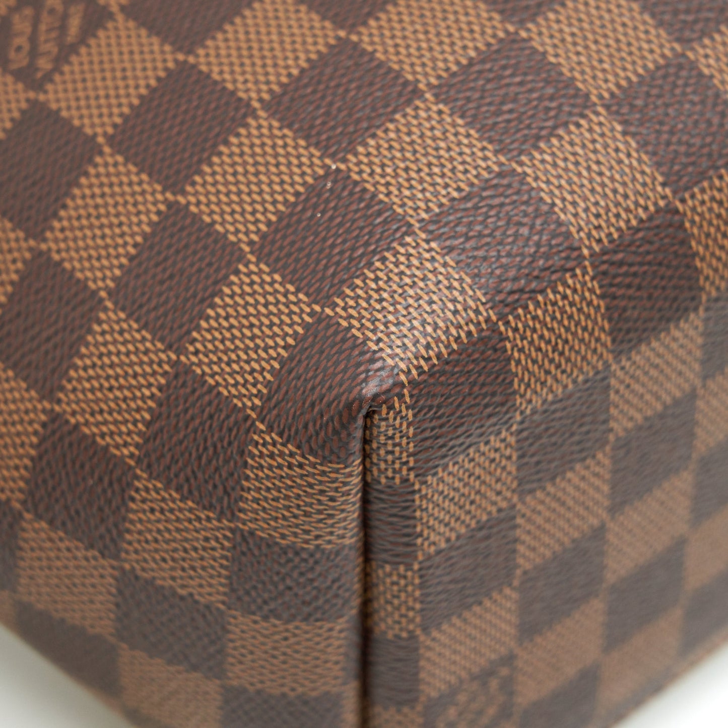 LOUIS VUITTON Clapton Backpack Damier Ebene Leather Brown
