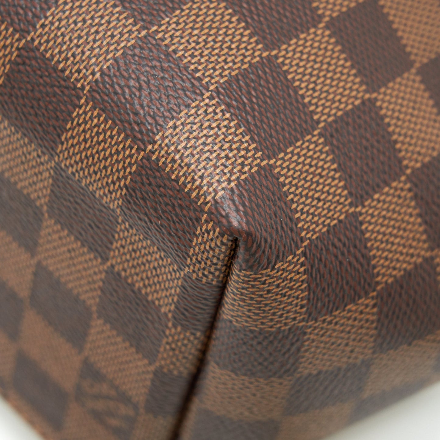 LOUIS VUITTON Clapton Backpack Damier Ebene Leather Brown