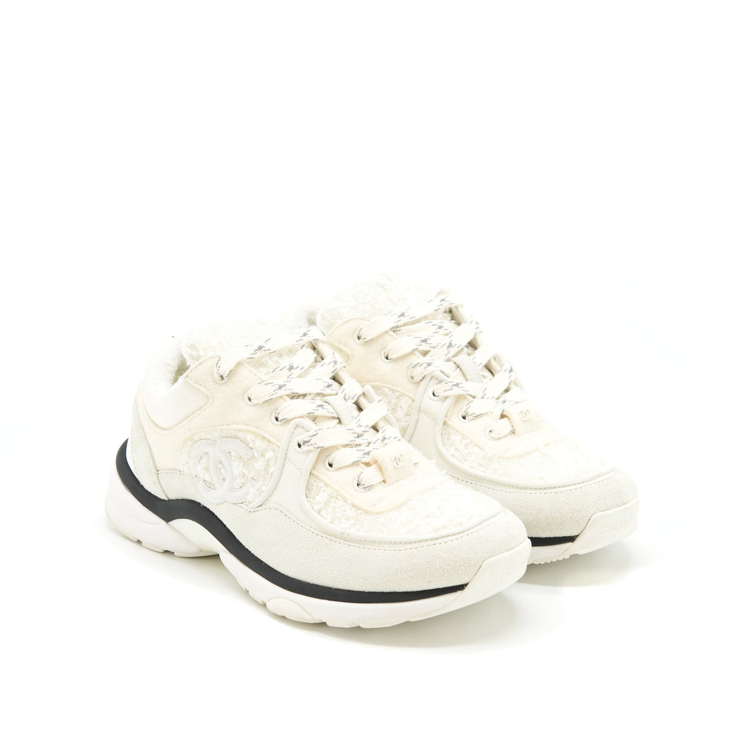Chanel Size 35 Sneakers White (Size Run Smallï¼