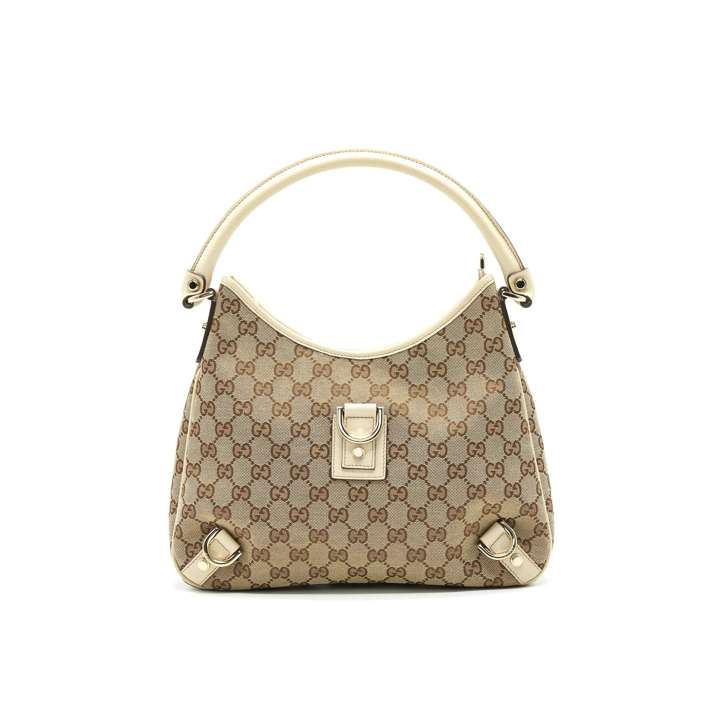 Gucci Abbey Canvas Leather Mini Purse
