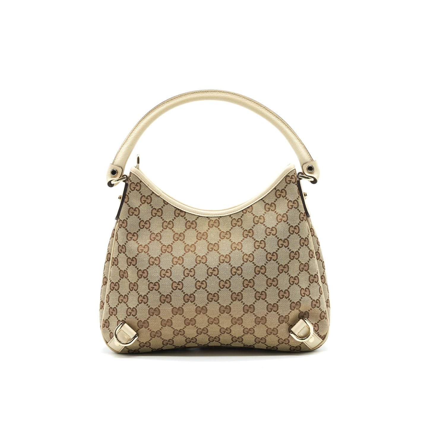 Gucci Abbey Canvas Leather Mini Purse