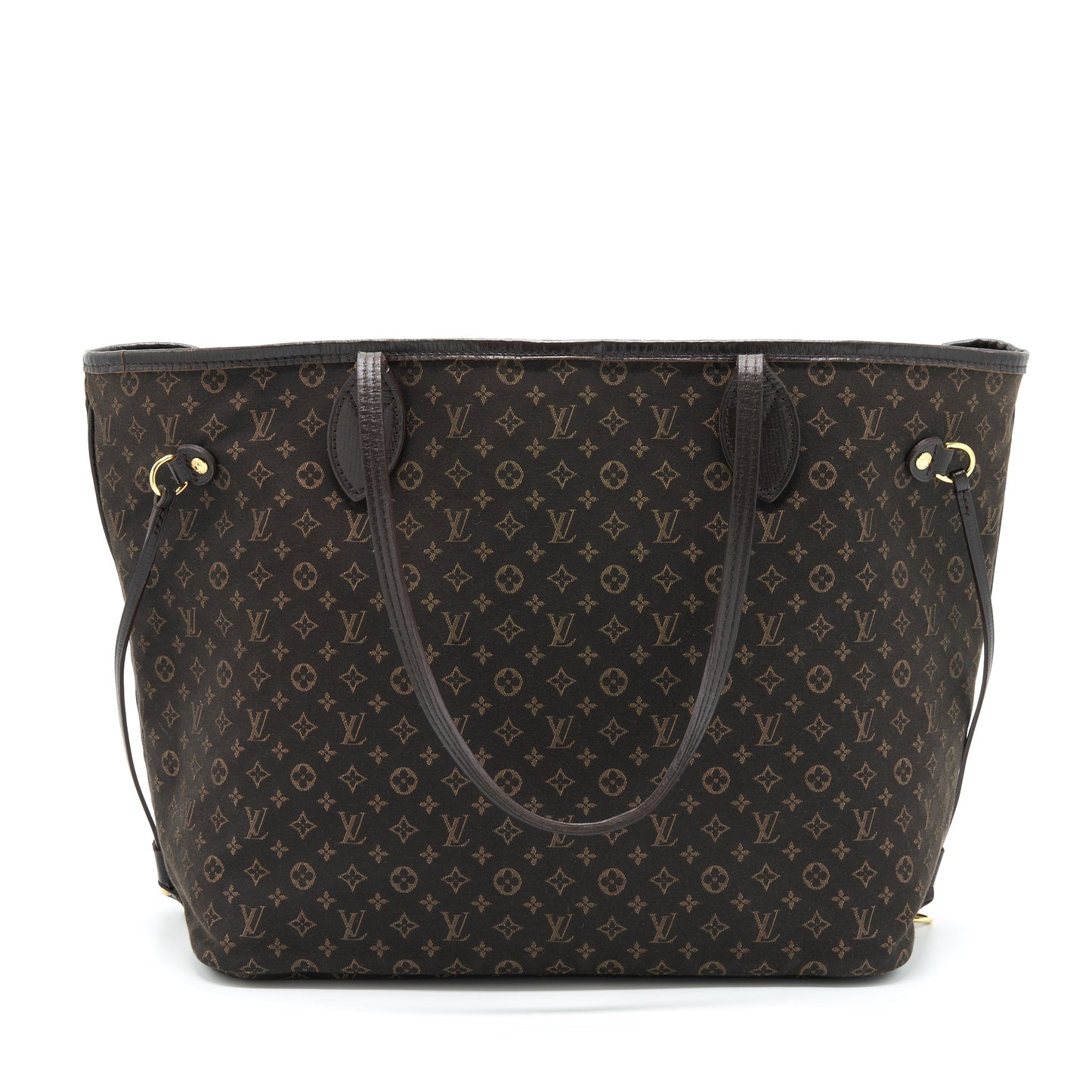 Louis Vuitton Neverfull Monogram Fabric Dark Brown
