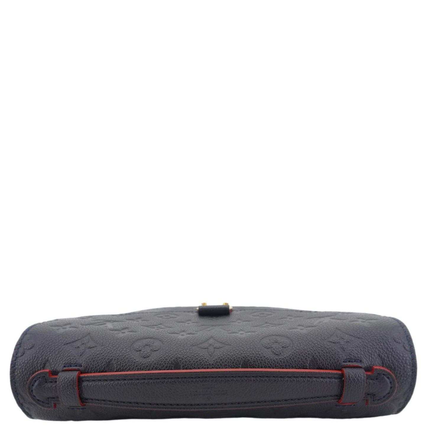 LOUIS VUITTON Metis Pochette Empreinte Leather Crossbody Bag Navy Blue